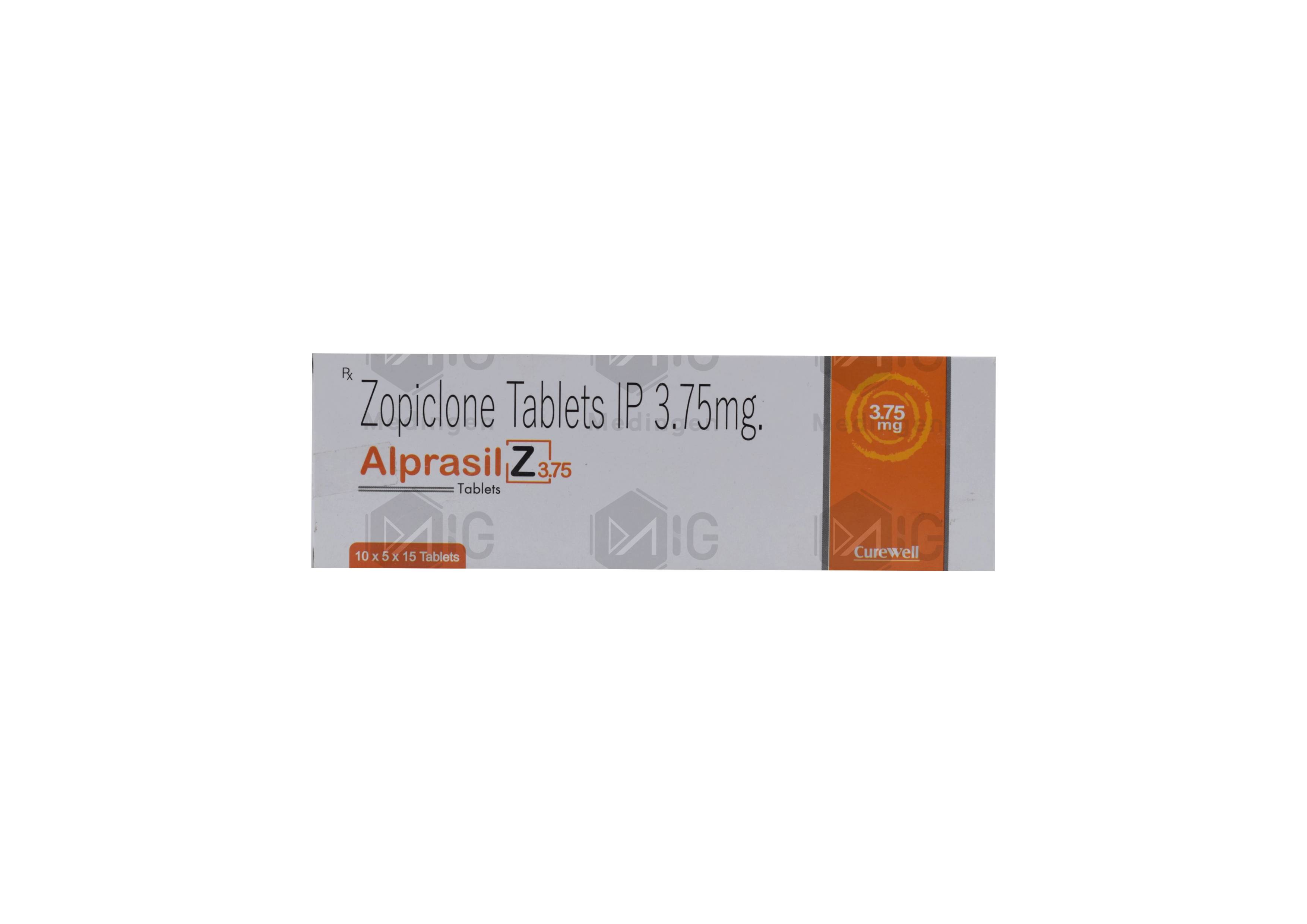 ALPRASIL Z 3.75MG